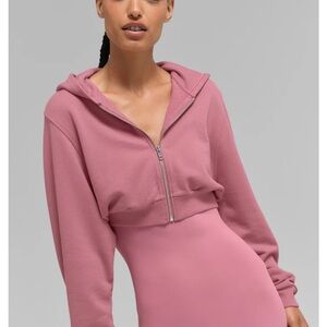 ALO Yoga Mauve Sweet Escape Zip Hoodie